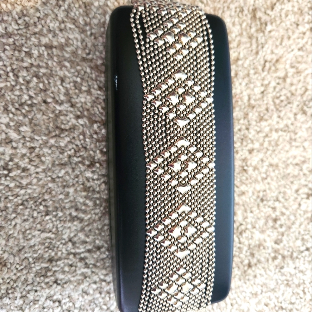 Sergio Gutierrez Liquid Metal diamond cuff 7 in